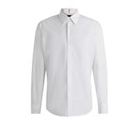 BOSS Camisa regular fit en popelín de algodón - StyleRelegant_6_M, 50518304 Blanco XS