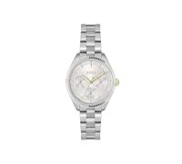 BOSS Reloj Analógico de Cuarzo Multifunción para Mujer Colección Sage Sport con Correa de Acero Inoxidable, 1502800, Plata (Silver)