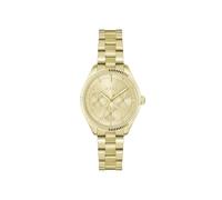 BOSS Reloj Analógico de Cuarzo Multifunción para Mujer Colección Sage Sport con Correa de Acero Inoxidable Oro Amarillo Claro, 1502803, Dorado