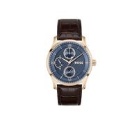 BOSS Reloj Analógico de Cuarzo Multifunctión para Hombre Collectión PRINCIPLE MASTER con Correa de Cuero