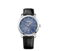 BOSS Reloj Analógico de Cuarzo para Hombre Colección Classic 1 con Correa de Cuero Negro - 1513400
