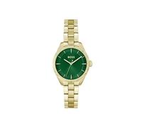 BOSS Reloj Analógico de Cuarzo para Mujer Colección Sage con Correa de Acero Inoxidable de Color Dorado - 1502729