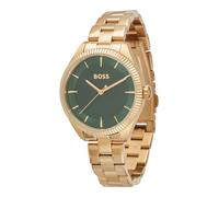 BOSS Reloj Analógico de Cuarzo para Mujer Colección Sage con Correa de Acero Inoxidable de Color Dorado - 1502729