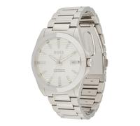 BOSS Reloj con Movimiento de Cuarzo de Tres Manecillas para Hombre Colección Strike con Correa de Acero Inoxidable Plateada - 1514176