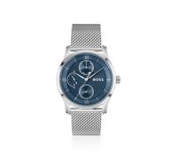 BOSS Reloj con esfera azul y pulsera de malla - StylePRINCIPLE MASTER, 58565044 Tono plateado pcs.