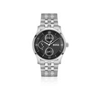 BOSS Reloj con esfera negra y pulsera de eslabones - StylePRINCIPLE MASTER, 58564971 Tono plateado pcs.