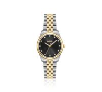 Reloj Boss 1502811 con Mecanismo de Cuarzo y Tres Agujas para Mujer de la colección Graceful Precious con Correa de Acero Inoxidable Bicolor