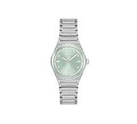 BOSS Reloj con Movimiento de Cuarzo de Tres Manecillas para Mujer Colección Candor Ladies Sport con Correa de Acero Inoxidable Plateada, 1502787