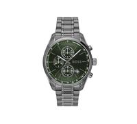 BOSS Reloj Cronógrafo de Cuarzo con Calendario para Hombre Colección Grand Prix 44 con Correa de Acero Inoxidable Gris - 1514228