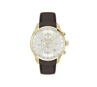 BOSS Reloj Cronógrafo de Cuarzo con Calendario para Hombre Colección Grand Prix 44 con Correa de Cuero Marrón - 1514225