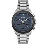 BOSS Reloj Cronógrafo de Cuarzo para Hombre Colección Cloud con Correa de Acero Inoxidable Plateada - 1514015