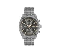 BOSS Reloj Cronógrafo de Cuarzo para Hombre Colección SKYTRAVELLER con Correa de Acero Inoxidable Gris - 1514153
