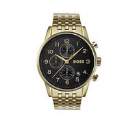 BOSS Reloj Cronógrafo de Cuarzo para Hombre con Correa en Acero Inoxidable Dorado - 1513531