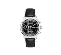 BOSS - Reloj cronógrafo para Hombre, con Correa de Piel Negra