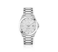 BOSS Reloj de acero inoxidable cepillado y pulido con esfera ranurada - StyleSTRIKE, HB1514176 Plata pcs.