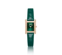 BOSS Reloj de esfera verde con cristales y correa de piel verde - StyleLUCY PRECIOUS, 58565061 Verde pcs.