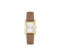 BOSS Reloj de esfera blanca plateada con correa de piel - StyleLUCY, 58137073 Marrón pcs.