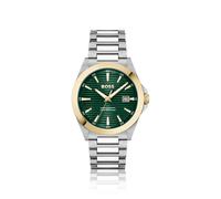 BOSS Reloj STRIKE de tono dorado y plateado con esfera verde ranurada - StyleSTRIKE, HB1514173 Plata pcs.