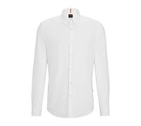 BOSS Rickert Camisa, White100, S para Hombre