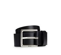 BOSS Cinturón 'Rummi' negro / plata, Talla 80