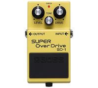 BOSS Pedal BOSS SD-1 Super Overdrive - Compacto pedal de saturación con sonidos saturados cálidos y aterciopelados