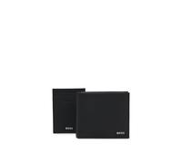 BOSS Set de regalo de cartera y tarjetero de piel grabada - StyleGB_W_Wallet&Card, 50563867 Negro pcs.