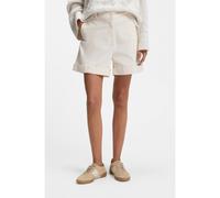 BOSS Shorts de algodón elástico con dobladillos vueltos - StyleC_Tanessa-D, 50556391 Blanco 40