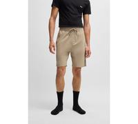 BOSS Shorts de felpa de algodón con logo estampado - StyleAuthentic Shorts, 50535837 Beige claro S