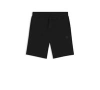 BOSS Shorts de felpa de algodón con parche con logo - StyleSewalk, 50511726 Negro L