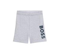 BOSS Shorts de forro polar con logo estampado en alta definición para niños - StyleJ50756/A3210A, J50756 Gris claro 102