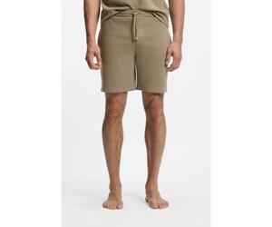 BOSS Shorts de pijama en algodón con logo bordado - StyleWaffle Shorts, 50535884 Marrón claro XL