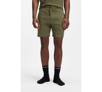 BOSS Shorts de pijama en algodón con logo bordado - StyleWaffle Shorts, 50535884 Verde L