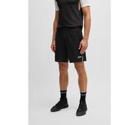 BOSS Shorts de tenis activos en tejido superelástico de secado rápido - StyleS_Atta_9 inch, 50534216 Negro 48