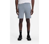 BOSS Shorts en punto de piqué de algodón con logo bordado - StyleJT_Union Headlo, 50563314 Gris S
