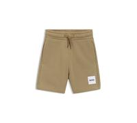 BOSS Shorts para niños de forro polar con etiqueta con logo - StyleJ52928/73K04A, J52928 Marrón 114