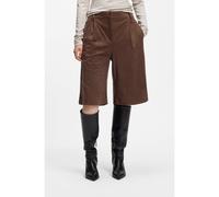 BOSS Shorts regular fit en antelina con pinzas delanteras - StyleC_Talarina4, 50572595 Marrón 42