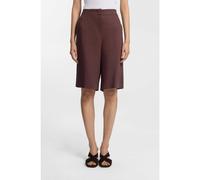 BOSS Shorts relaxed fit de lino - StyleTianala, 50557429 Marrón oscuro 34