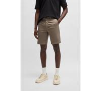 BOSS Shorts slim fit de sarga de algodón elástico - StyleChino-slim-Shorts, 50536723 Beige 29