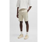 BOSS Shorts slim fit de sarga de algodón elástico - StyleChino-slim-Shorts, 50536723 Beige claro 31