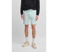 BOSS Shorts slim fit de sarga de algodón elástico - StyleChino-slim-Shorts, 50536723 Celeste 33