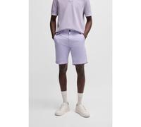BOSS Shorts slim fit de sarga de algodón elástico - StyleChino-slim-Shorts, 50536723 Luz púrpura 33