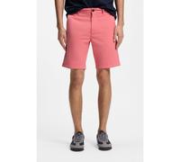 BOSS Shorts slim fit de sarga de algodón elástico - StyleChino-slim-Shorts, 50536723 Rojo claro 31