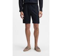 BOSS Shorts tapered fit de lino - StyleC-Perin-RDS-S-262, 50567140 Azul oscuro 50