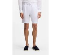 BOSS Shorts tapered fit de lino - StyleC-Perin-RDS-S-262, 50567140 Blanco 54