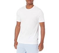 BOSS Small Logo Cotton Crewneck T-Shirt Camiseta, Basic White, M para Hombre