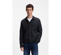 BOSS Sobrecamisa relaxed fit de algodón a rayas - StyleC-Carper-J-2PP-263, 50567548 Azul oscuro 54