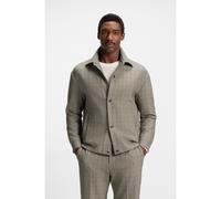 BOSS Sobrecamisa relaxed fit en tejido elástico a cuadros - StyleC-Craig-Coach-253, 50546049 Beige estampado 50