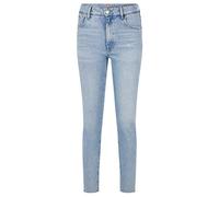 BOSS Straight Tapered 4.1 Pantalones Vaqueros, Turquoise/Aqua, 32 De Las Mujeres