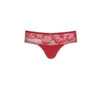 BOSS Tanga de microfibra con encaje de peonía - StyleTHONG_ PEONY LACE, 50545044 Rojo oscuro L