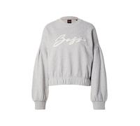 BOSS Sudadera 'C_Easton' gris / blanco M gris / blanco